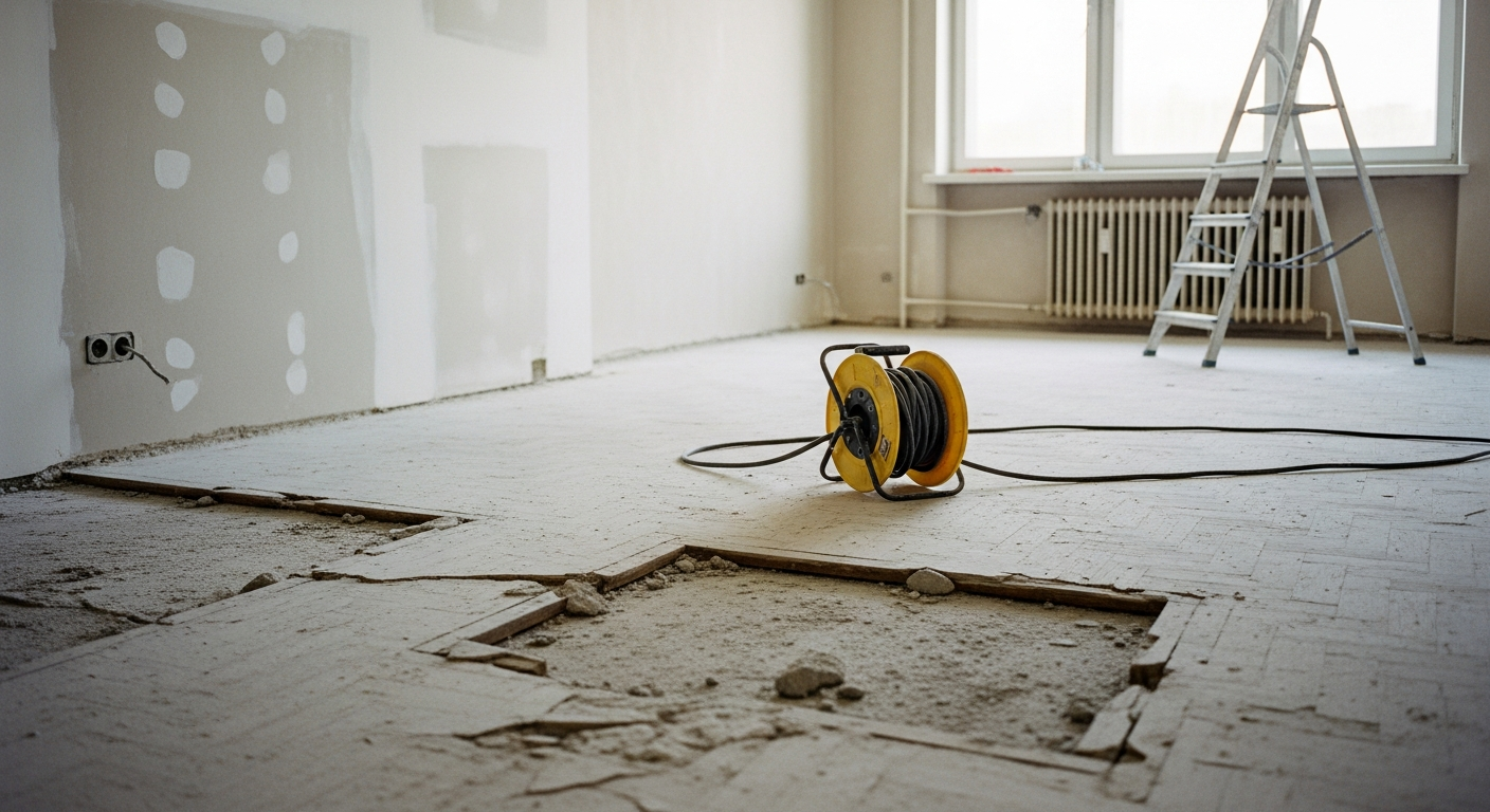 Lejlighed under renovering